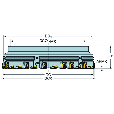 サンドビック コロミル４２５カッター LA425-305P-17H サンドビック コロミル４２５カッター LA425-305P-17H