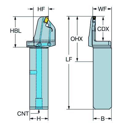 サンドビック コロマントキャプト カクシャンクアダプタHP(410) ■▼868-9789 C6-ASHA-070-12AHP (410) 1個 ●KO521
