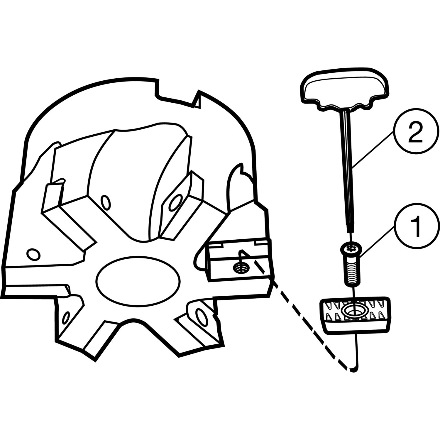 R215-A085C8-25M — Vista explodida