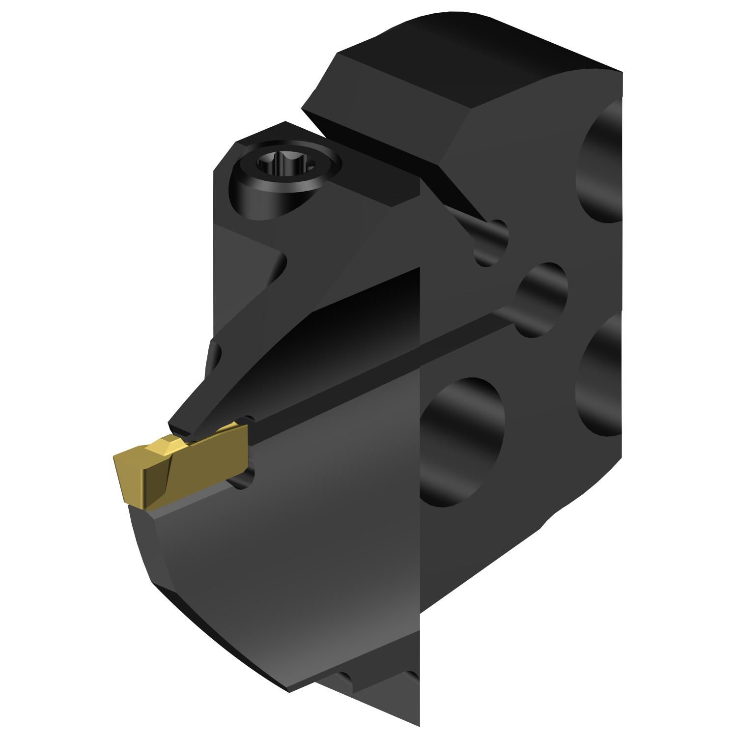 570-32L151.3-024B25 — Cabeça T-Max® Q-Cut para usinagem de canais frontais