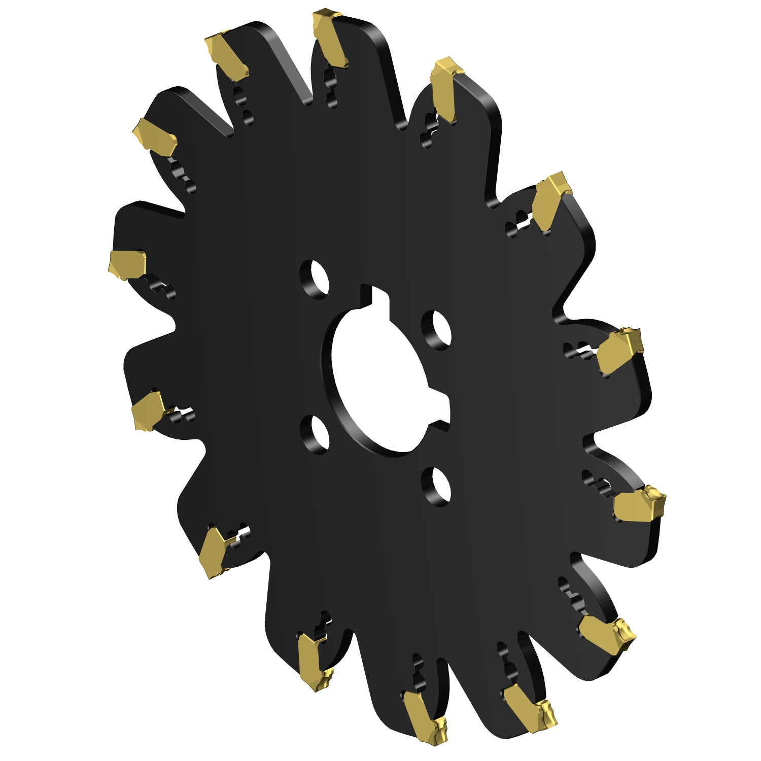 Indexable groove milling cutter