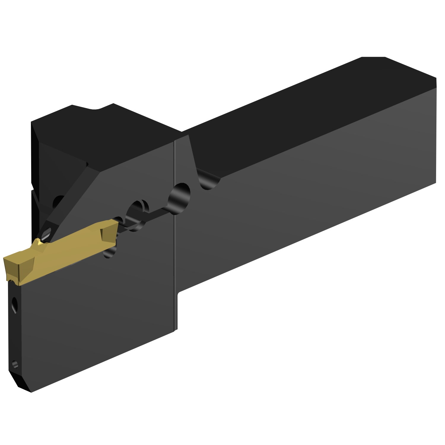 QS-RF123H080C12E CoroCut® 1-2 QS shank tool for parting and grooving