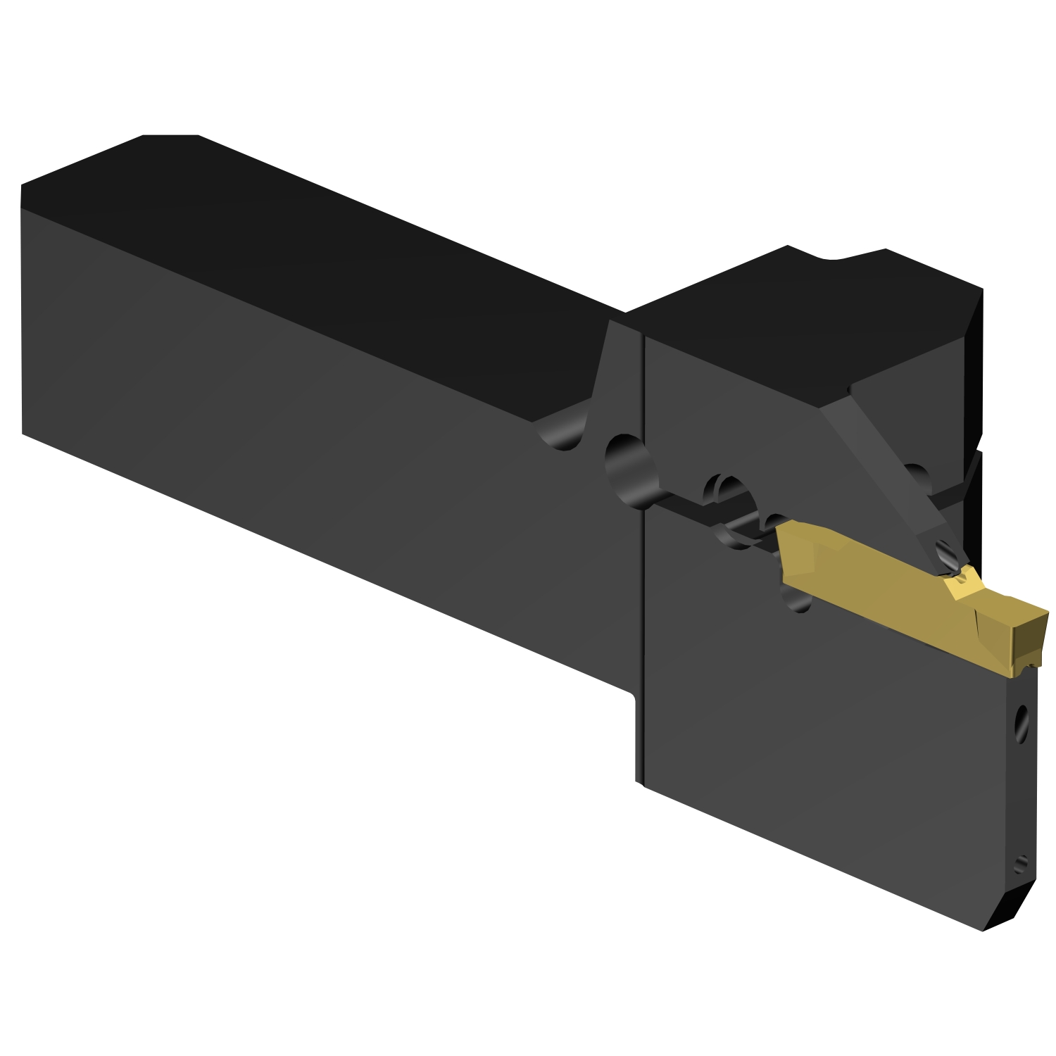 QS-LF123H080C12E CoroCut® 1-2 QS shank tool for parting and grooving