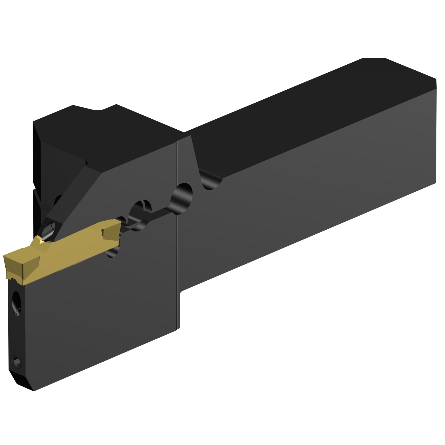 QS-RF123J080C12E CoroCut® 1-2 QS shank tool for parting and grooving