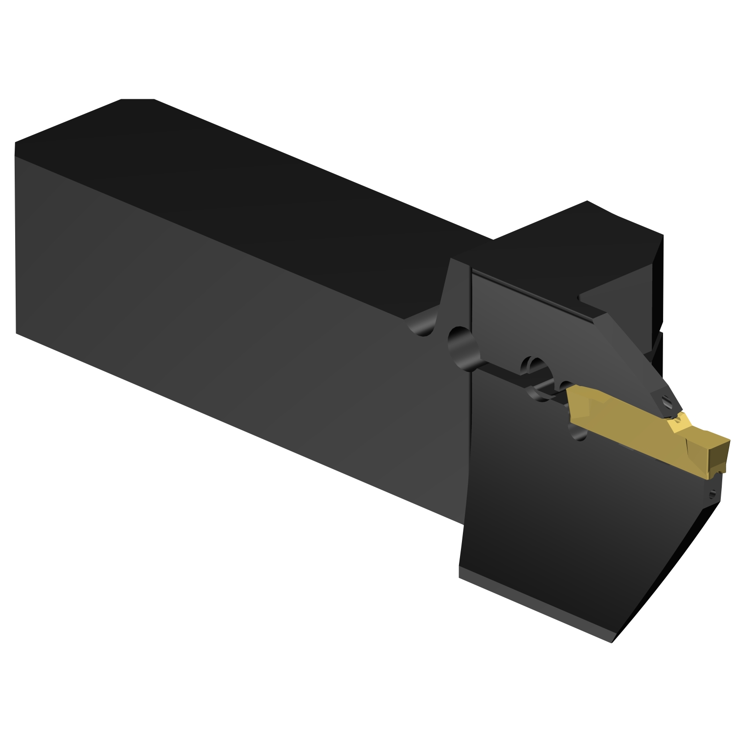 QS-LF123H25C2525E-132B  CoroCut® 1-2 QS shank tool for face grooving