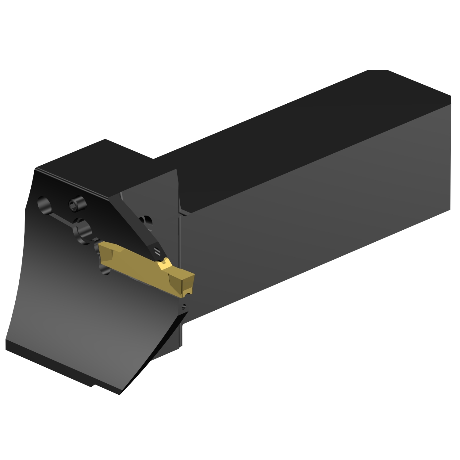 QS-RG123H20C2525E-092B  CoroCut® 1-2 QS shank tool for face grooving