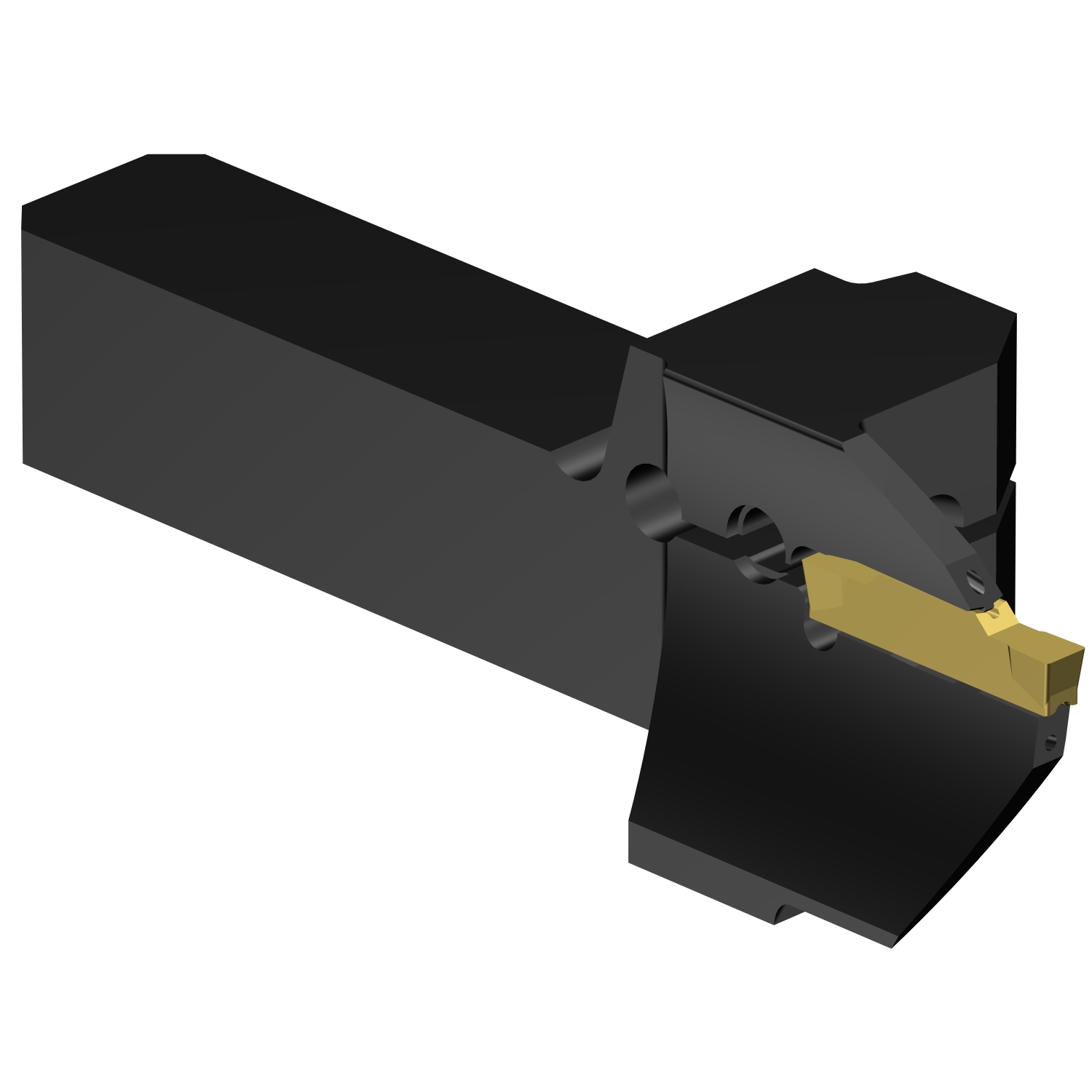 QS-LF123H080C12E-064B CoroCut® 1-2 QS shank tool for face grooving