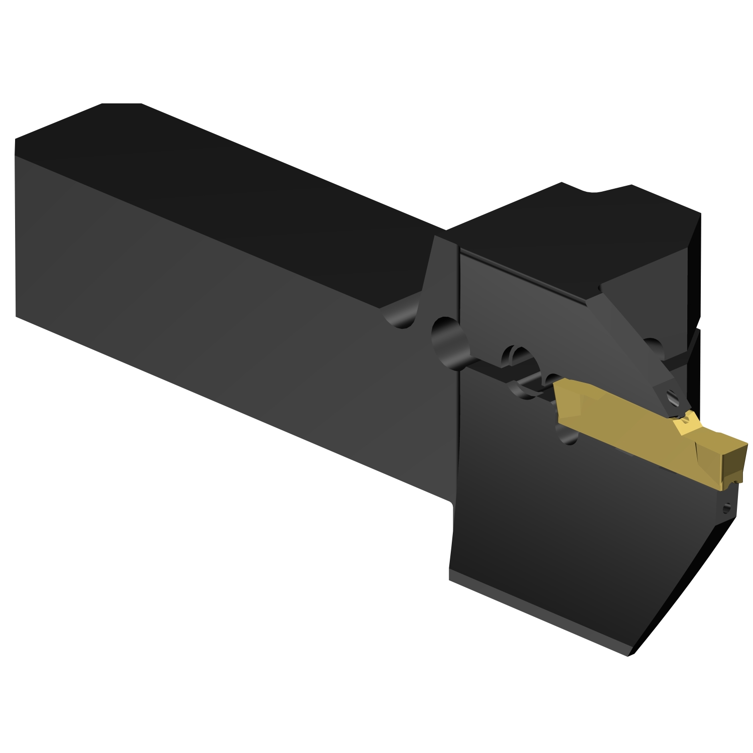 QS-LF123H080C12E-132B CoroCut® 1-2 QS shank tool for face grooving
