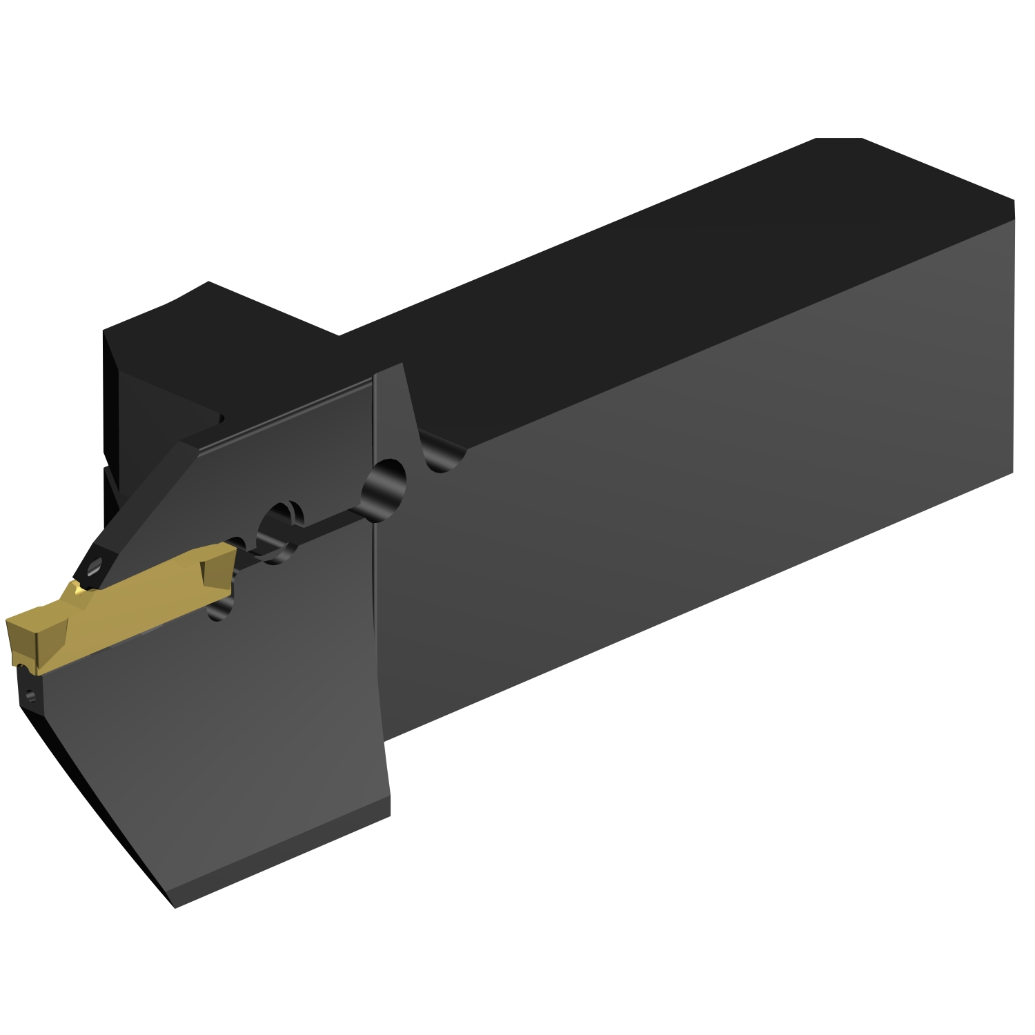 QS-RF123H100C16E-132B  CoroCut® 1-2 QS shank tool for face grooving