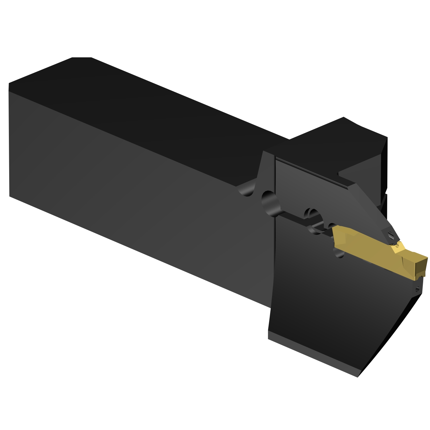 QS-LF123H100C16E-132B  CoroCut® 1-2 QS shank tool for face grooving