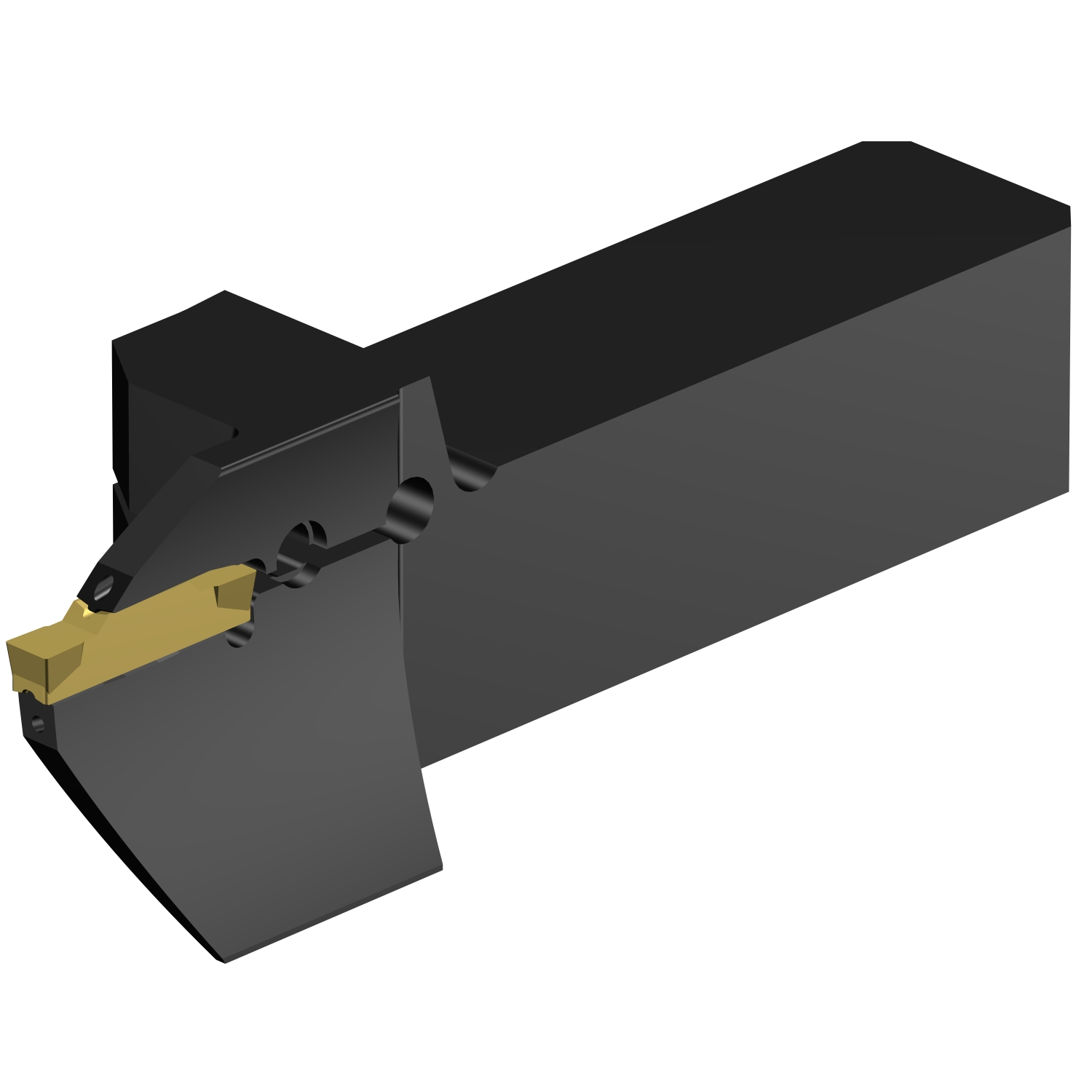QS-RF123J100C16E-085B CoroCut® 1-2 QS shank tool for face grooving