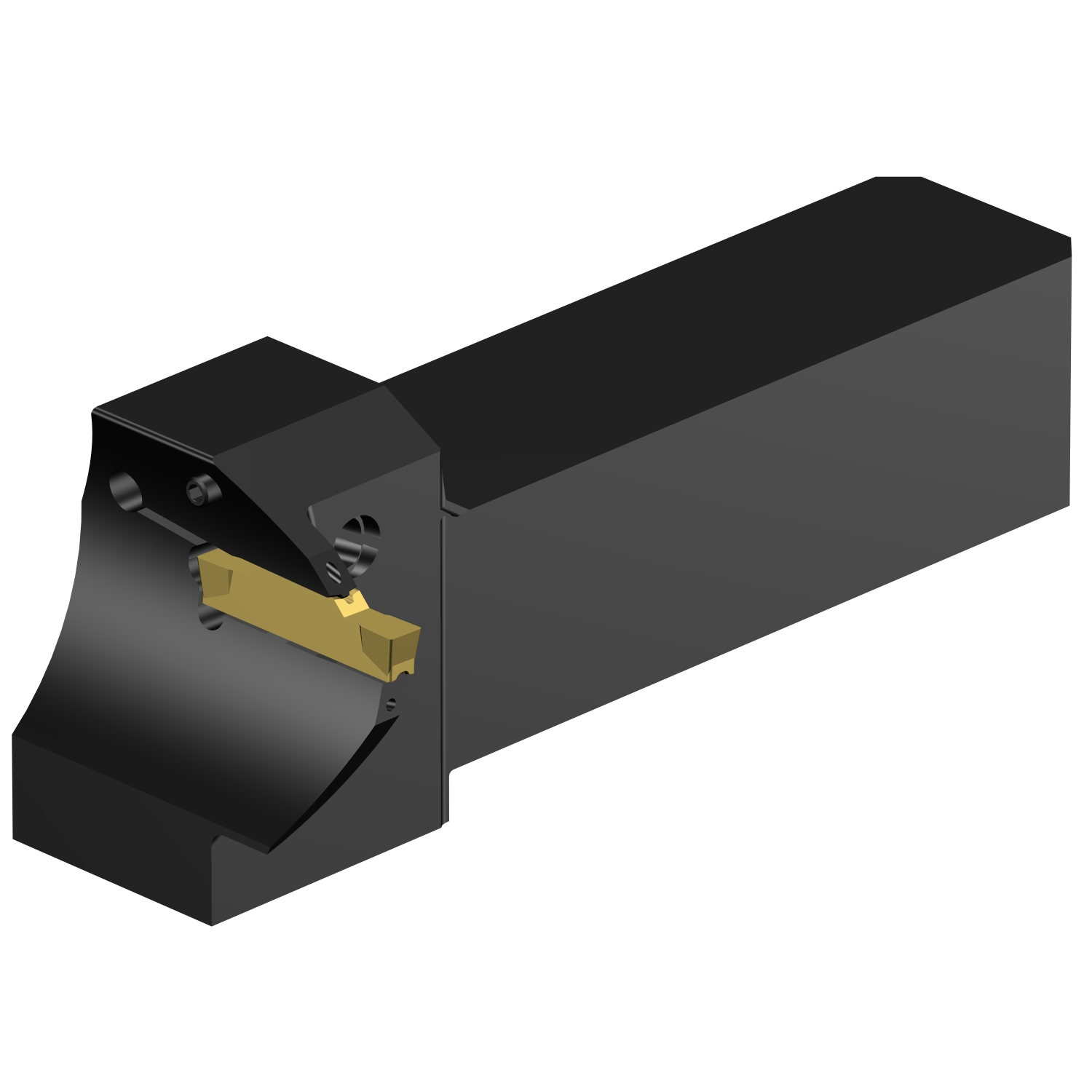 QS-RG123H050C16E-040B  CoroCut® 1-2 QS shank tool for face grooving