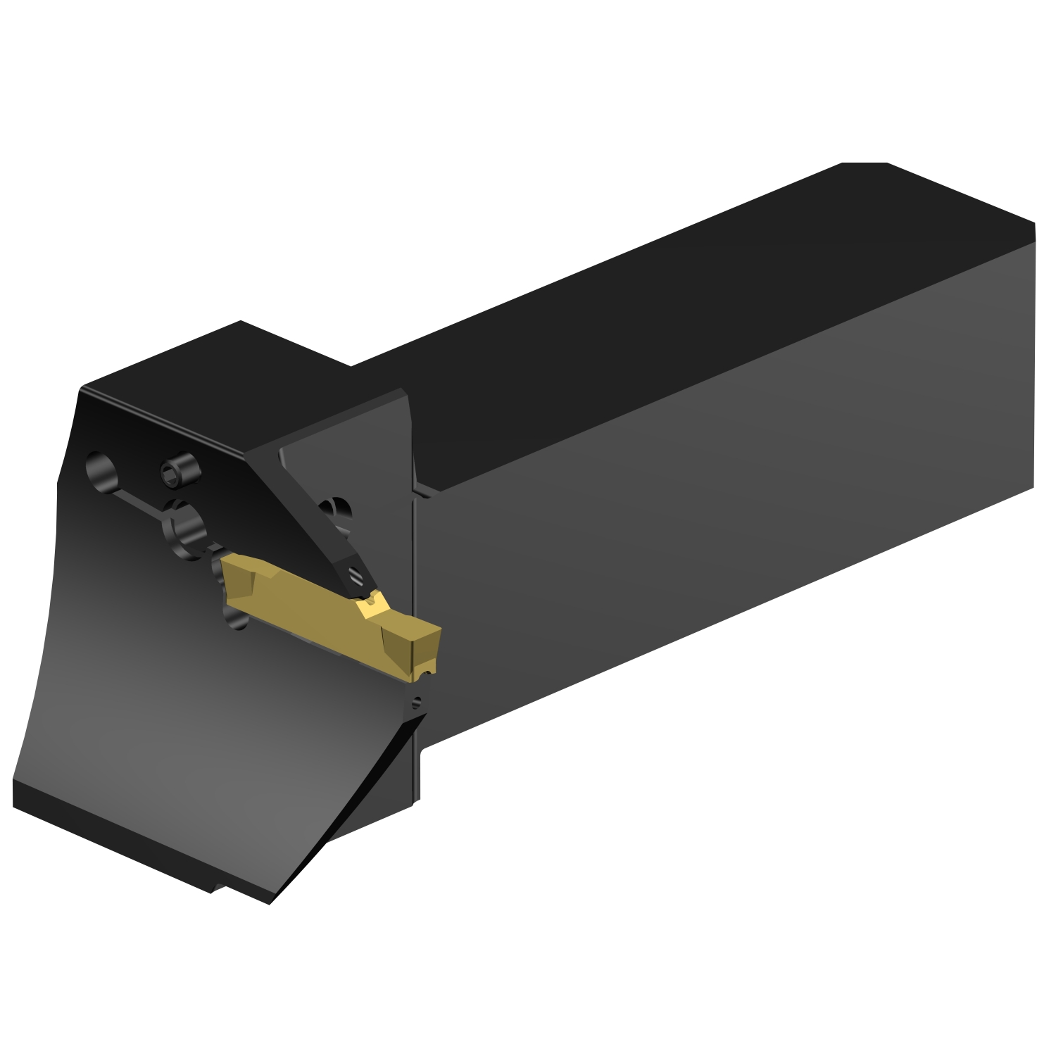 QS-RG123H075C16E-092B  CoroCut® 1-2 QS shank tool for face grooving