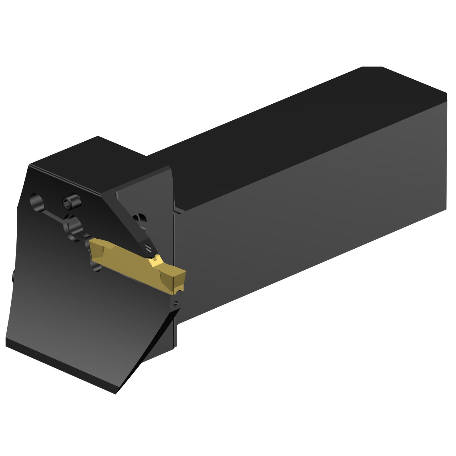 QS-RG123H075C16E-132B  CoroCut® 1-2 QS shank tool for face grooving