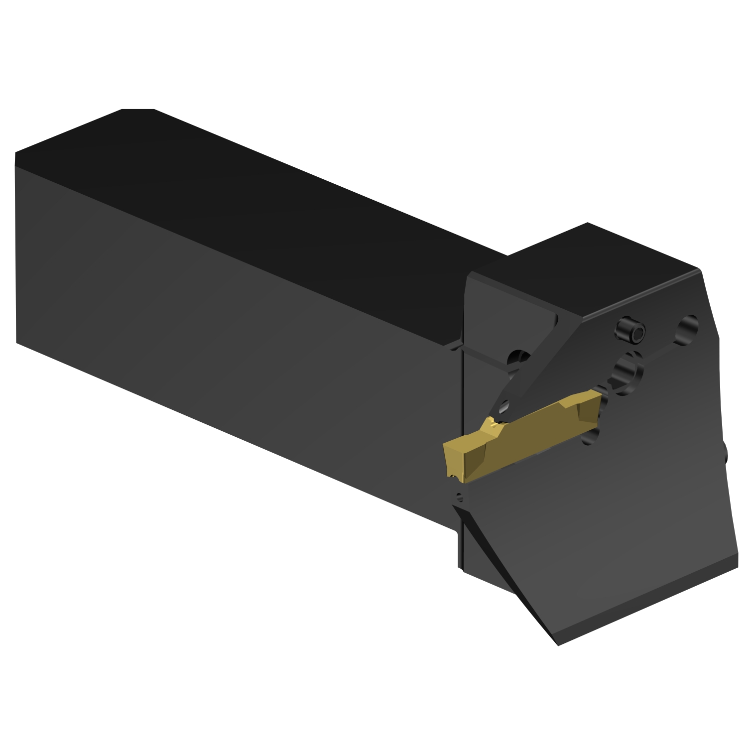 QS-LG123H075C16E-132B  CoroCut® 1-2 QS shank tool for face grooving
