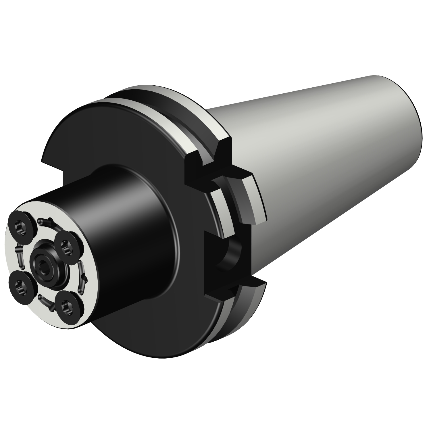 I40-X10-032-045 ISO 7388-1 to arbor with driving screws adaptor