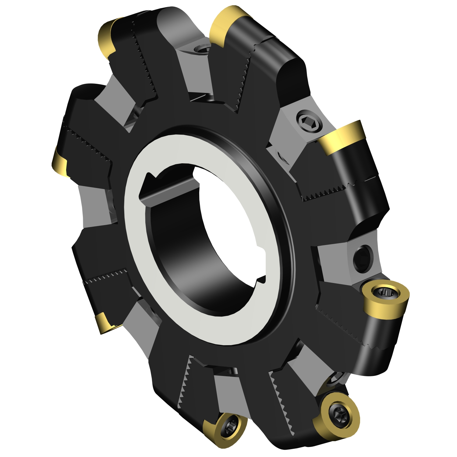 Indexable side and face mill