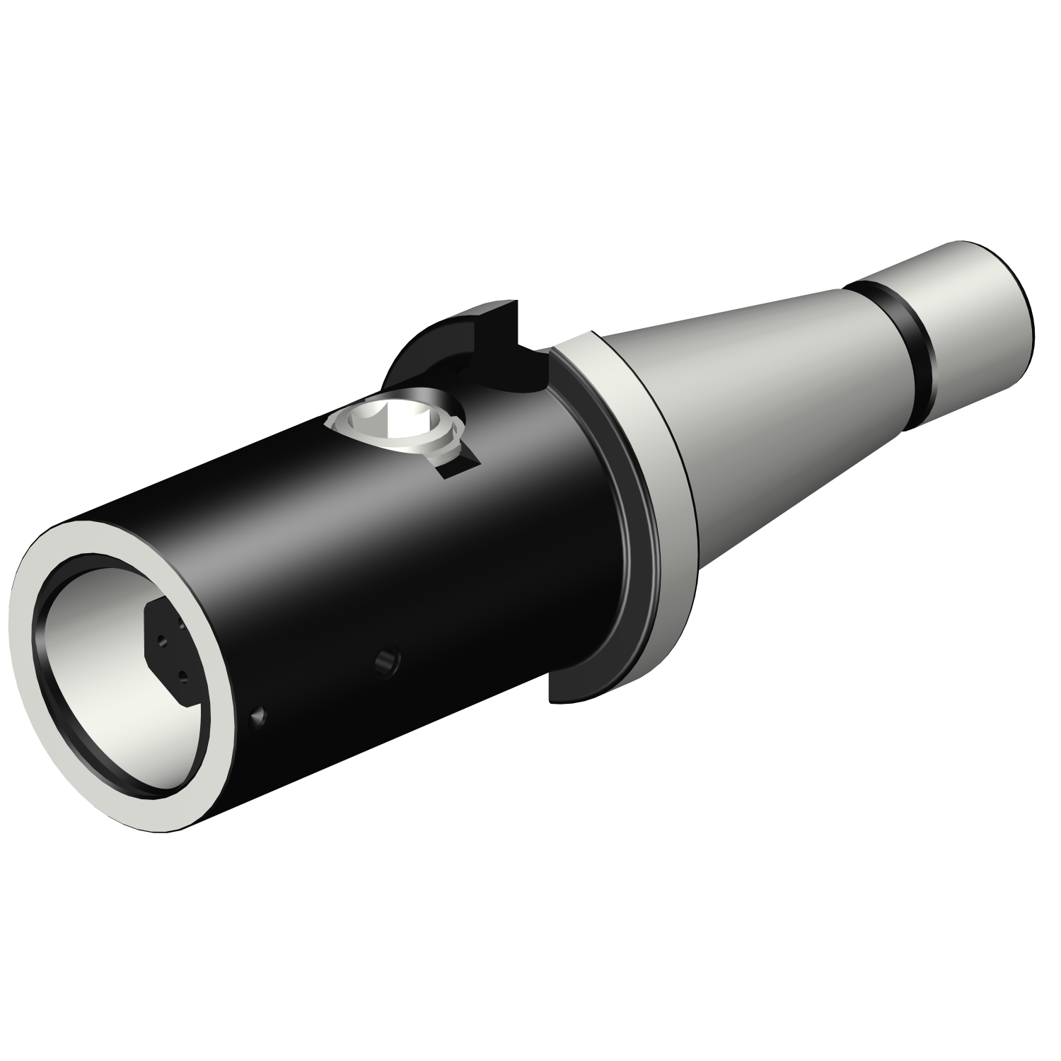 DN40-QC-C5-095 DIN2080 to Coromant Capto adaptor with Quick change