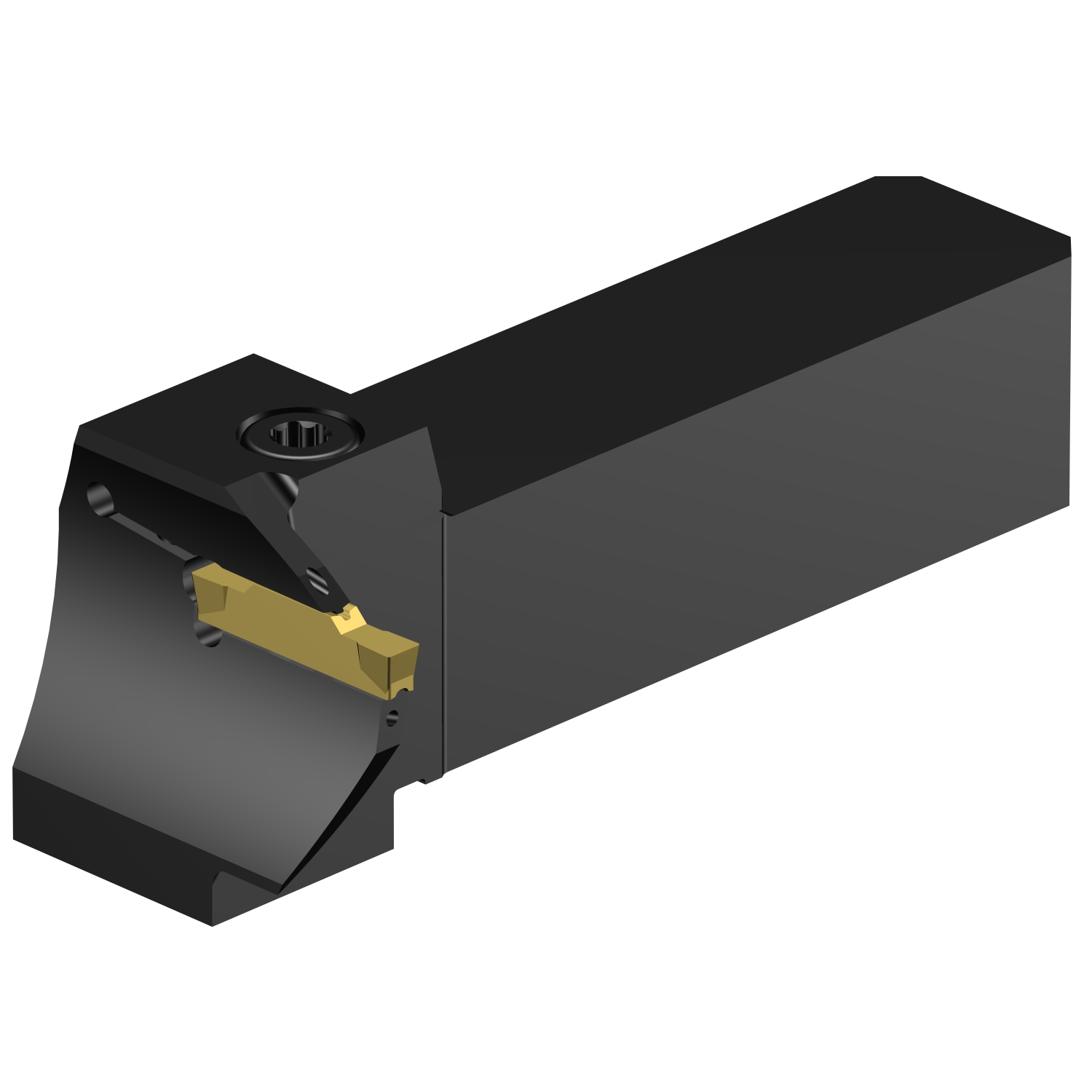C2A-QS25-RGH15B-64CB      CoroCut® 2 QS shank tool for face grooving