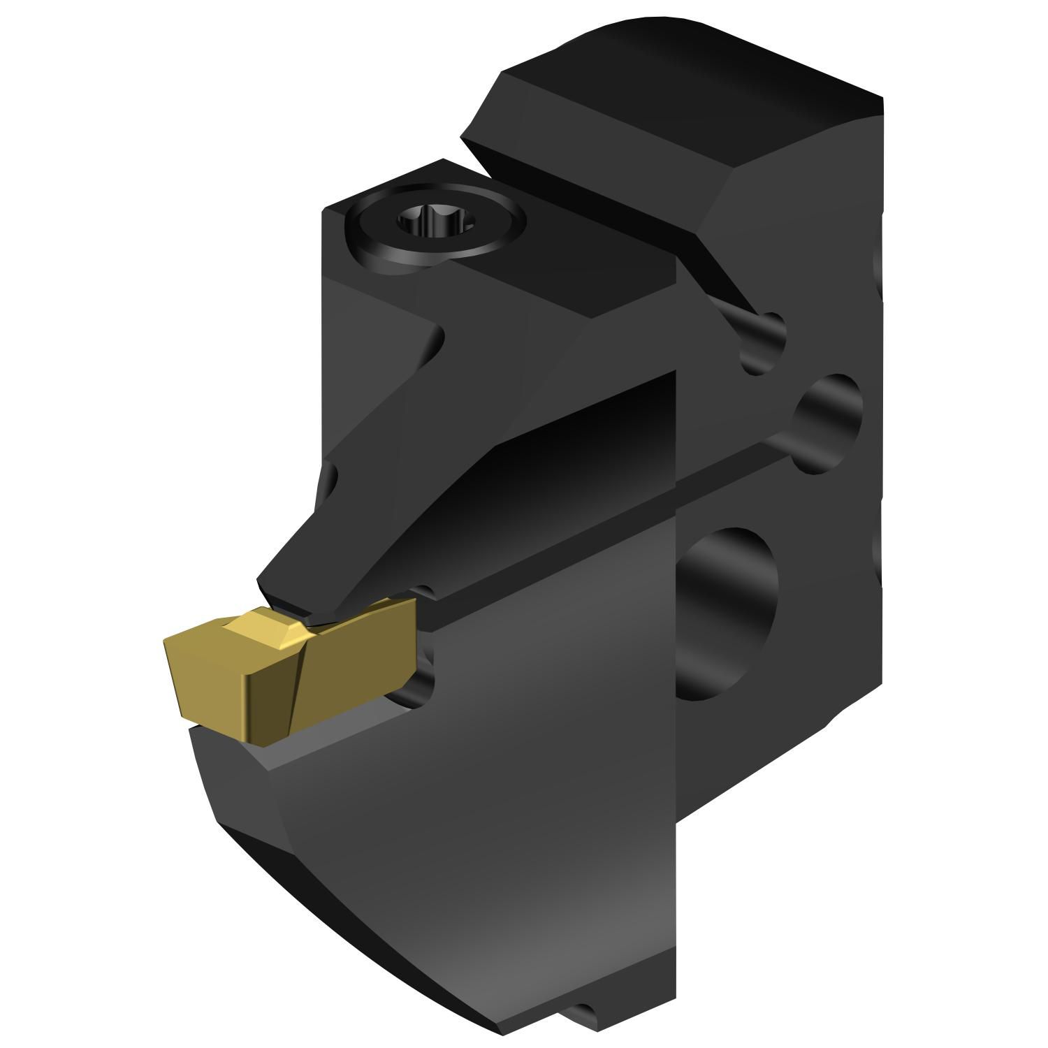 570-32L151.3-023B50 — Cabeça T-Max® Q-Cut para usinagem de canais frontais