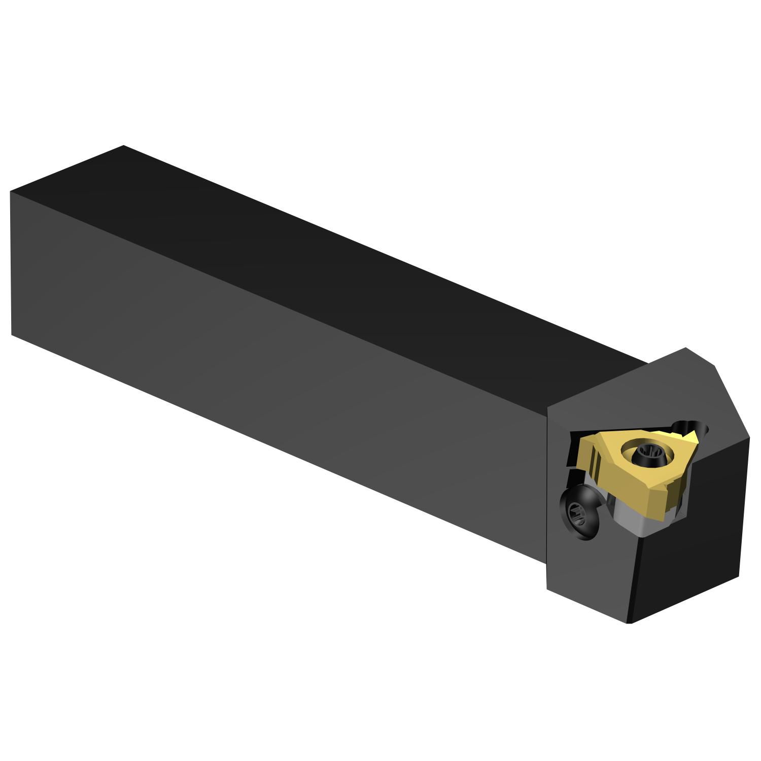 L166.4FG-2525-22 — T-Max® U-Lock, ferramenta convencional para torneamento de roscas