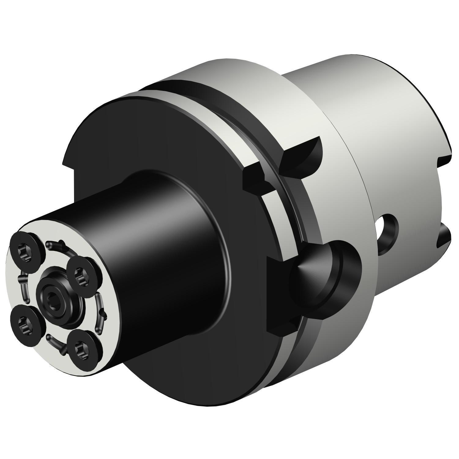 HA06-X10-032-055 — Adaptador com acoplamento HSK para árvore com parafusos de acionamento
