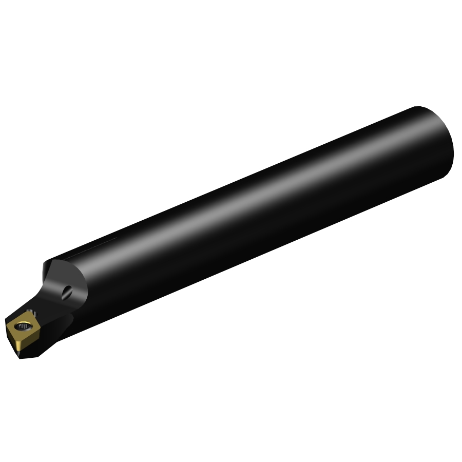 Sandvik Coromant A10K-SDXCL 2-R Turning Insert Holder Round Shank 1 Insert Size Left Hand 1.5 Screw Clamp 4.92126 Length x 0.354331 Width DCMT 2 Steel 5//8 Shank Diameter Internal