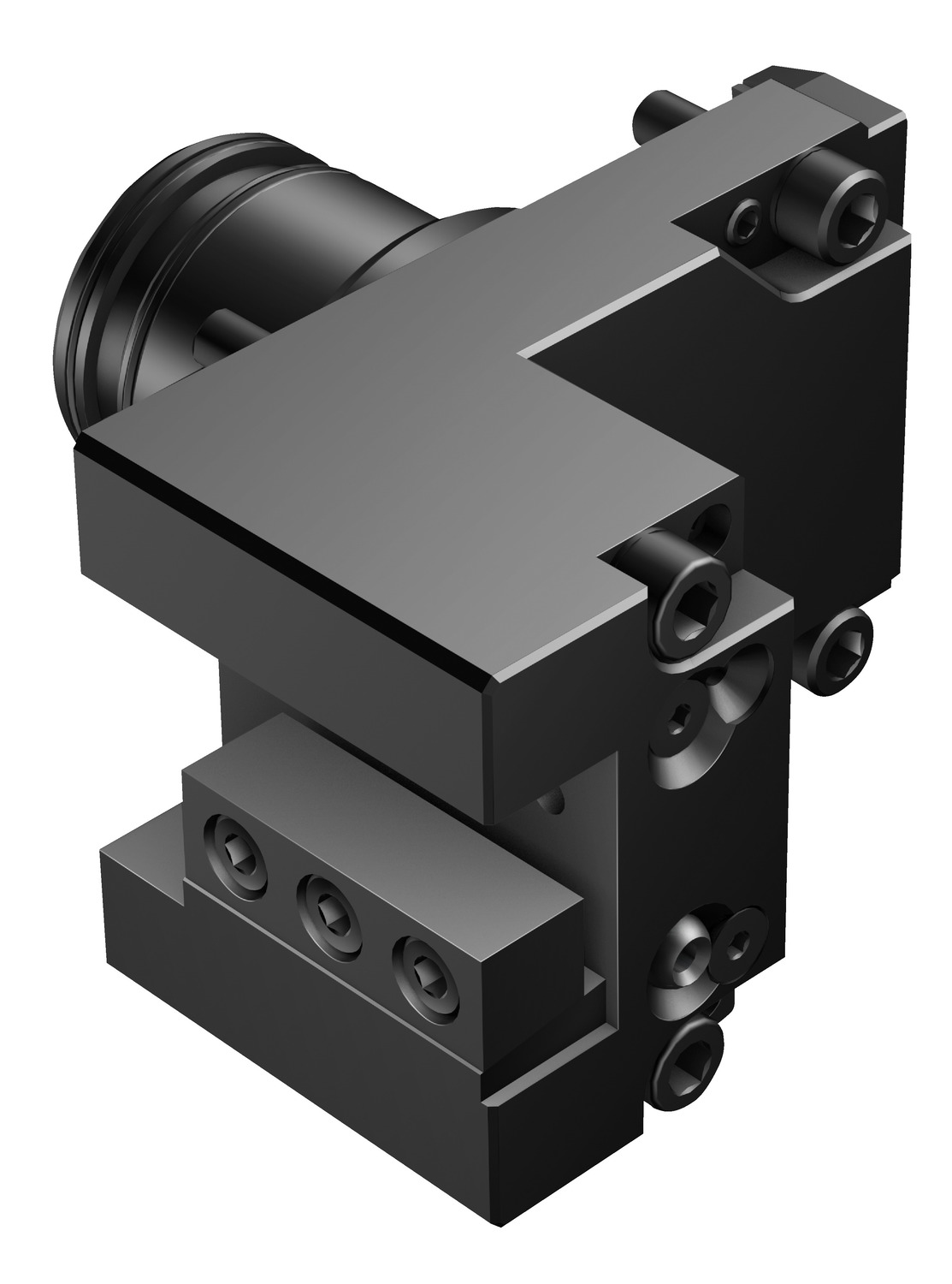 ASH-TNE-CDI80-25 CDI 80 turret interface to rectangular shank adaptor