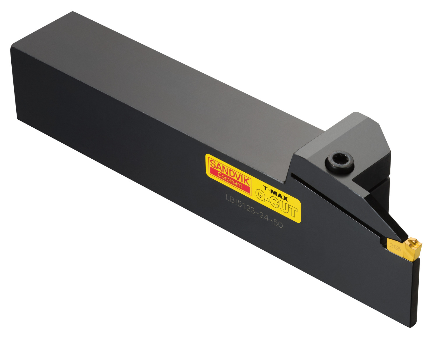 RB151.23-24-80 T-Max® Q-Cut shank tool for parting and grooving