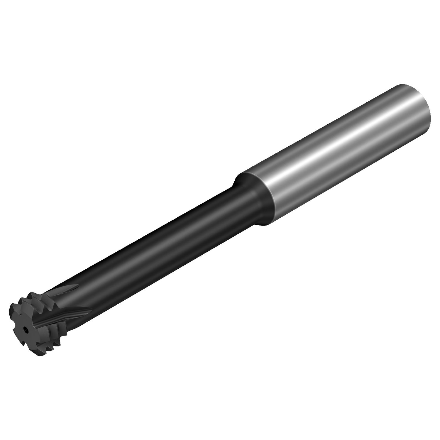 T500-XD40AA-M10 X1AH — CoroThread® Mill 500, fresa de topo inteiriça de metal duro para rosqueamento orbital