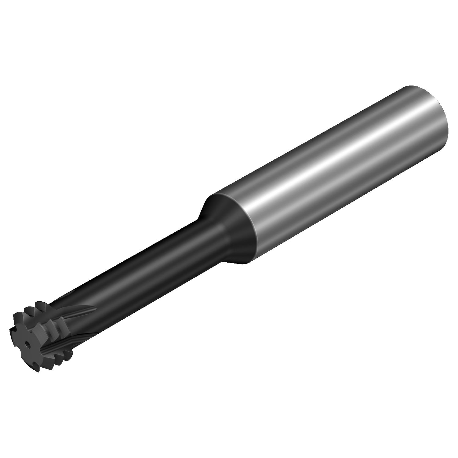 T500-XD30AA-M10 X1AH — CoroThread® Mill 500, fresa de topo inteiriça de metal duro para rosqueamento orbital