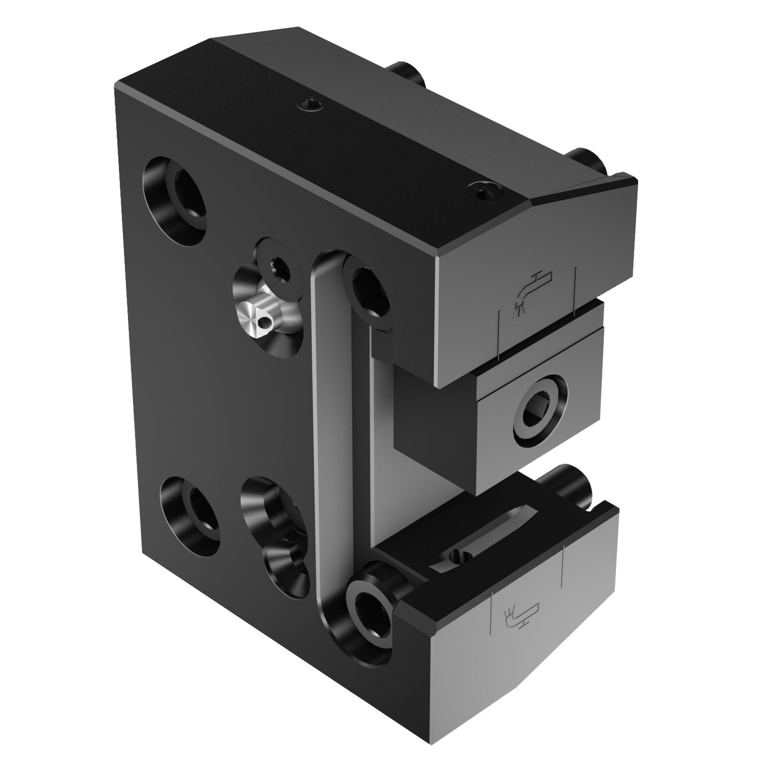 ASH-TNE-OK-A-25-HP — Interface tipo torre Okuma para adaptador da haste retangular