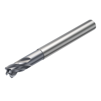 CoroMill® Plura Solid Carbide End Mill for Hard Part Milling